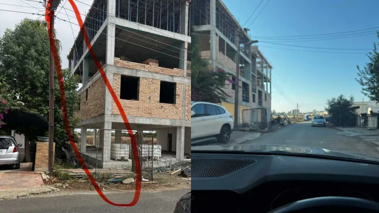 Taşkınköy sokaklarında elektrik kesintisine tepki gösteren ve sağlık endişesi taşıyan insanlar