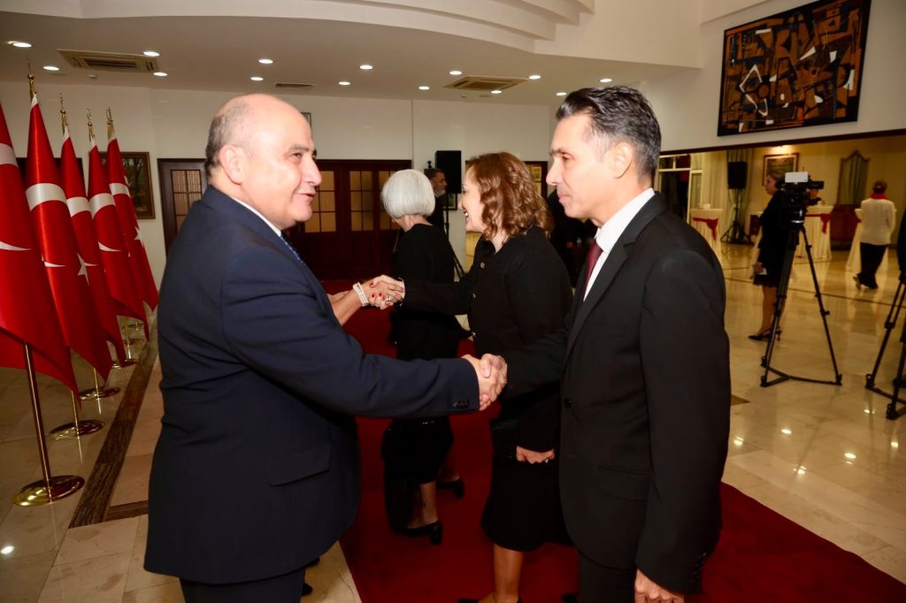Türkiye’nin Lefkoşa Büyükelçiliği’nde 29 Ekim Cumhuriyet Bayramı resepsiyonu düzenlendi