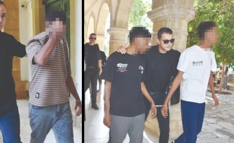 Üç kişi hakkında soruşturma yürütüldüğünü belirten kısa haber görseli içeriği