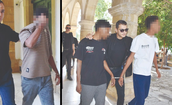 Üç kişi hakkında soruşturma yürütüldüğünü belirten kısa haber görseli içeriği
