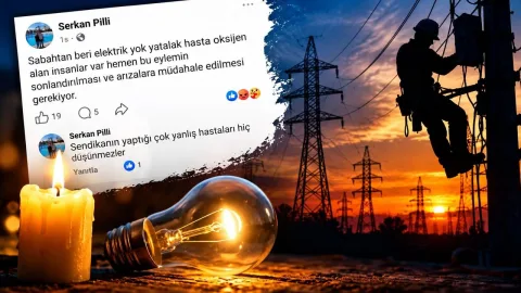 Şirinevler’de elektrik kesintisine tepki gösteren halk, oksijene bağlı hastalar olduğuna dikkat çekiyor