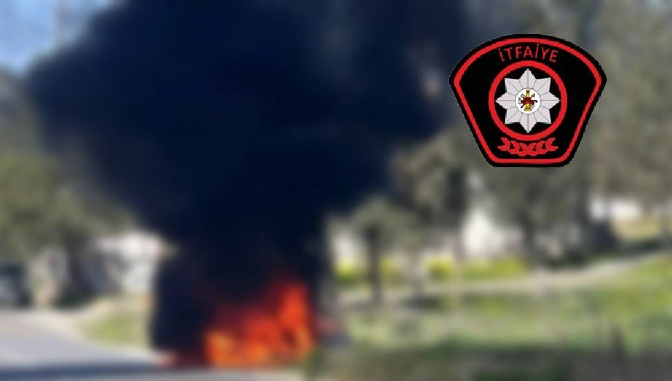 Seyir halindeki araçta yangın – BRTK