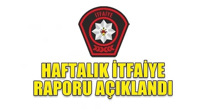 Haftalık İtfaiye raporu… 14 yangın ve 27 özel servis olayı – BRTK