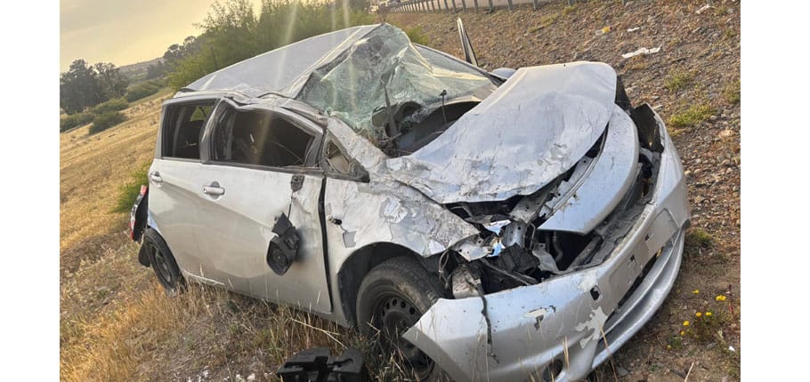 Lefkoşa – Güzelyurt ana yolunda trafik kazası….İki kişi yaralandı – BRTK