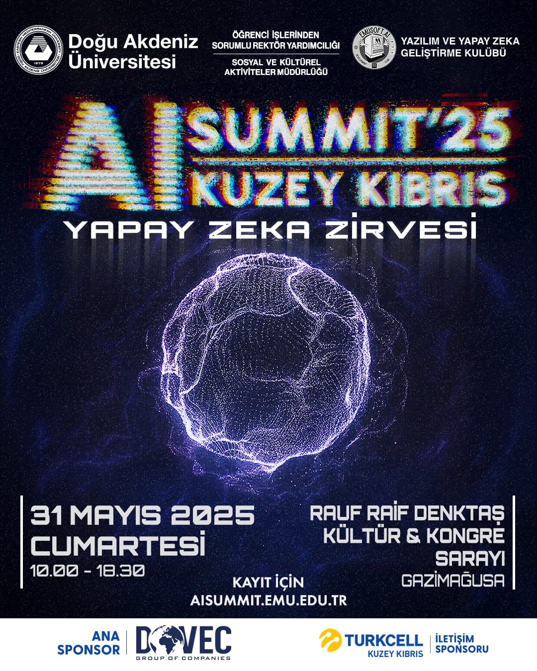 DAÜ, cumartesi günü yapılacak Yapay Zeka Zirvesi’ne ev sahipliği yapacak – BRTK