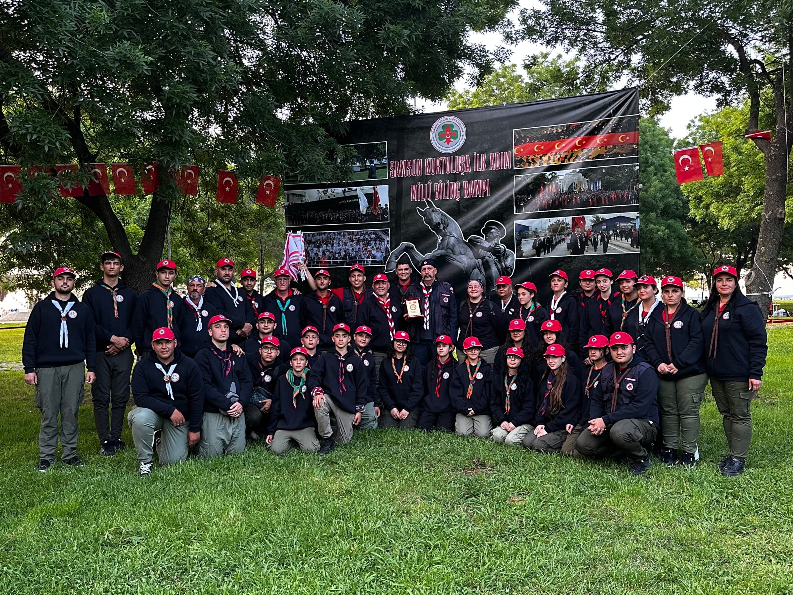 Kıbrıs Türk İzcilik Federasyonu, Samsun’da Kurtuluşa İlk Adım Milli Bilinç Kampı’na katıldı – BRTK
