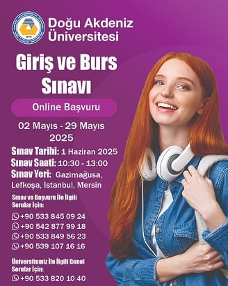 DAÜ Giriş ve Burs Sınavı’na başvurular devam ediyor – BRTK