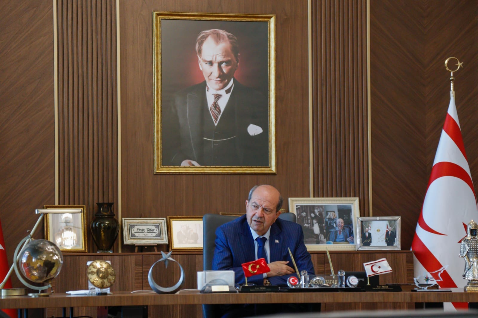 Tatar:Kıbrıs’ta iki devlet gerçeği, statükoyu sürdürme senaryolarına boyun eğmez – BRTK