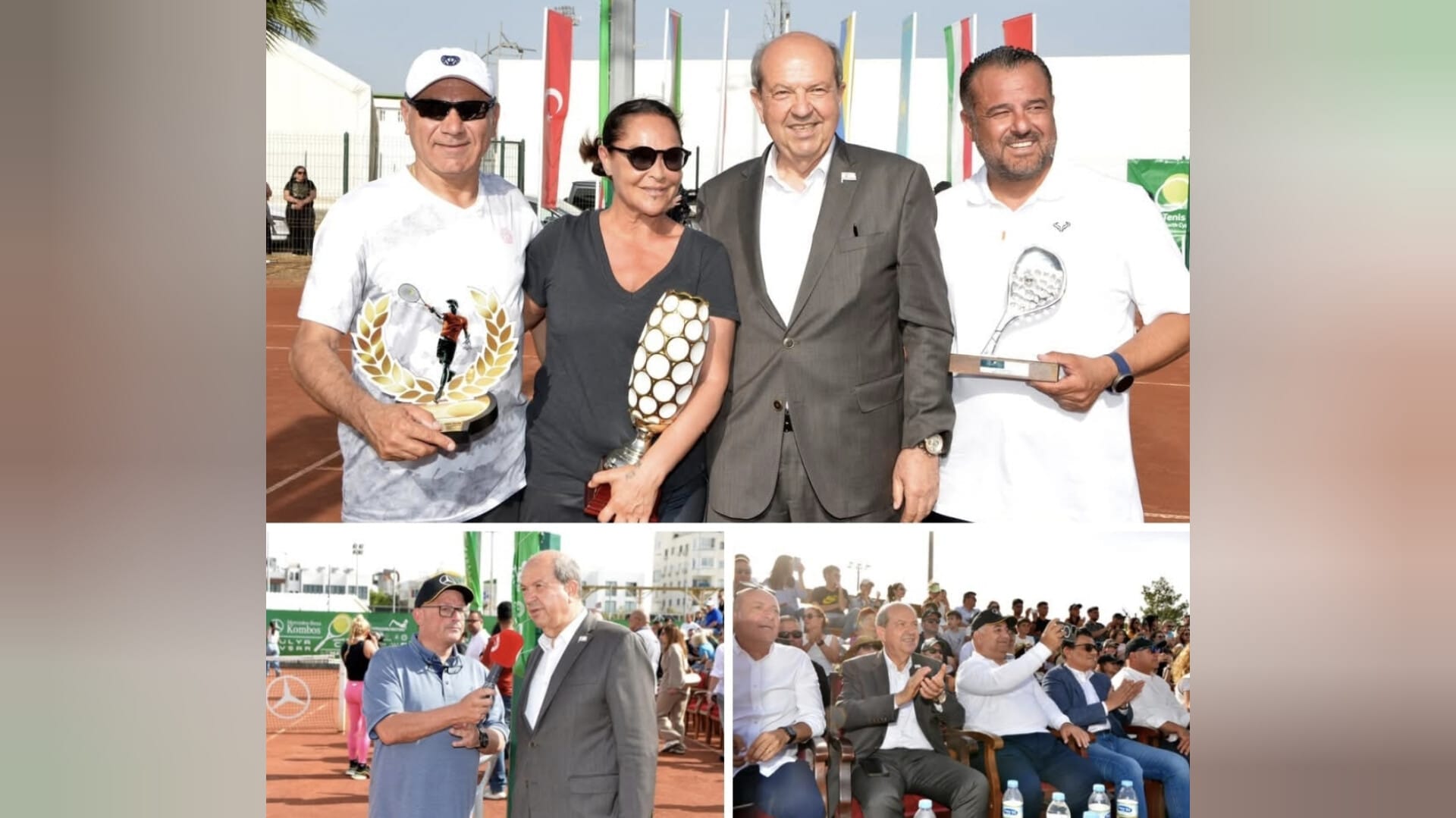 Cumhurbaşkanı Tatar, Kuzey Kıbrıs Tenis Federasyonu’nun düzenlediği Hülya Avşar Cup Tenis Turnuvasını izledi – BRTK