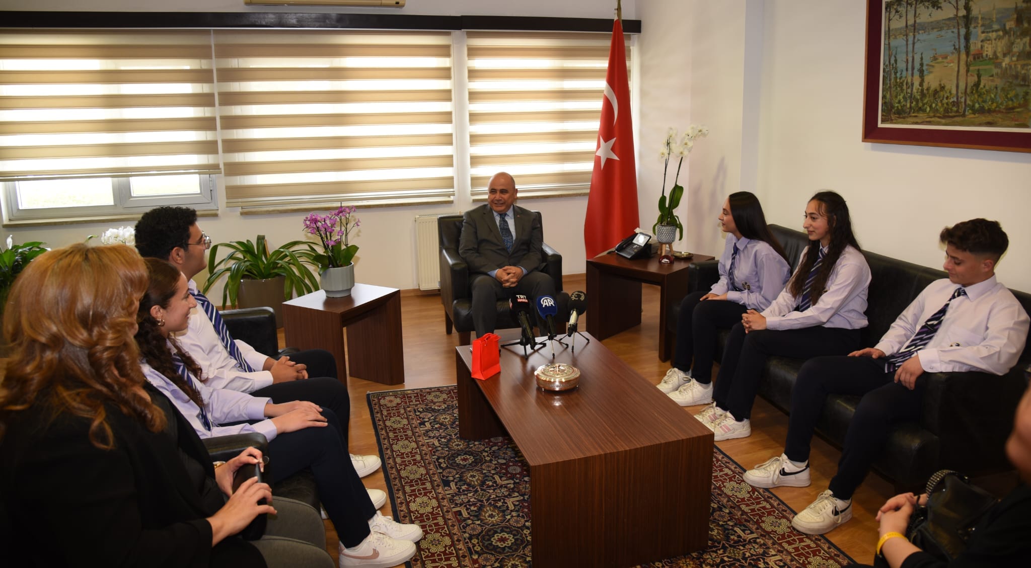 Başçeri, 20 Temmuz Fen Lisesi öğrencilerini kabul etti – BRTK