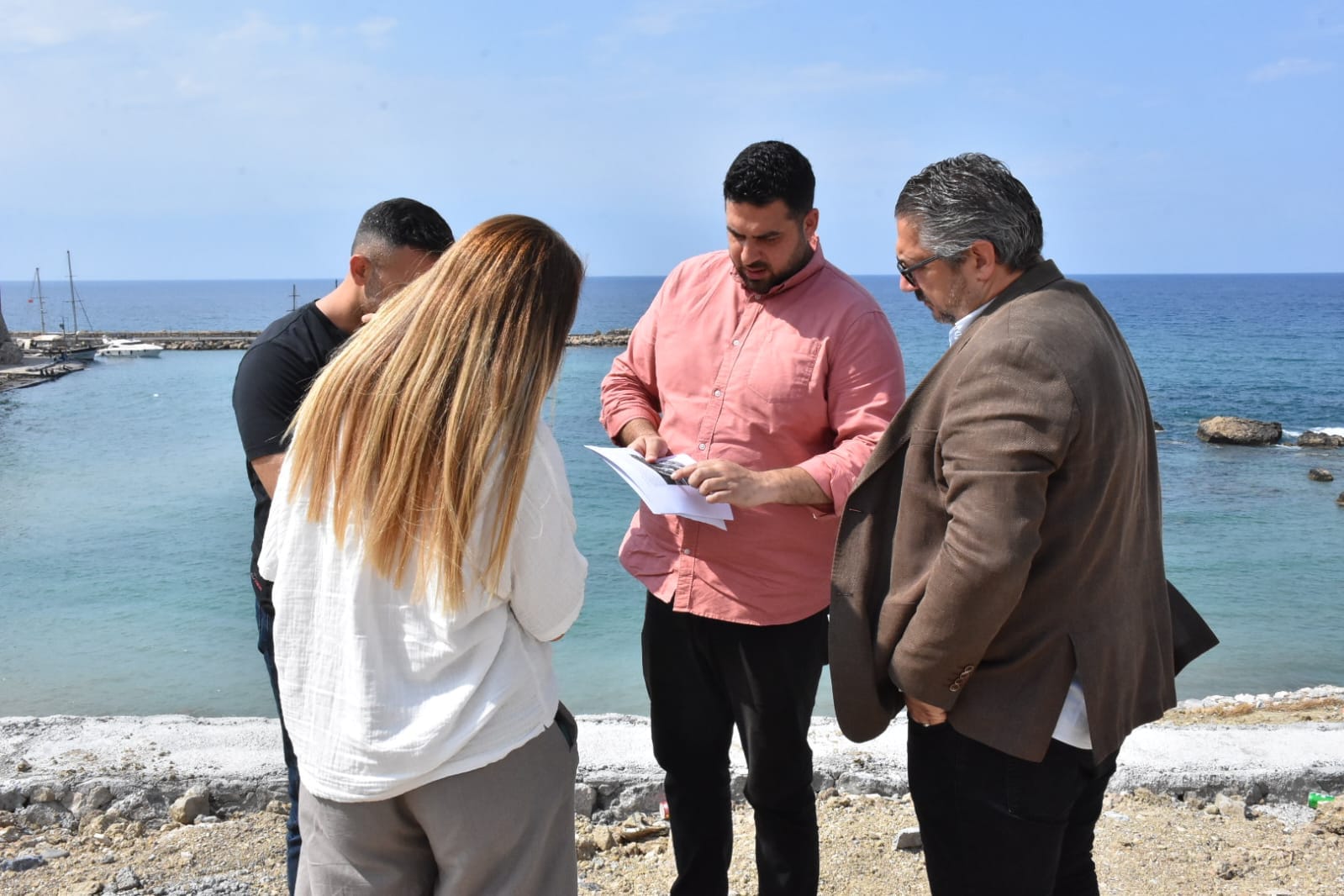 Girne Belediyesi ve İnşaat Mühendisleri Odası’ndan Girne Kalesi mevkiinde inceleme – BRTK