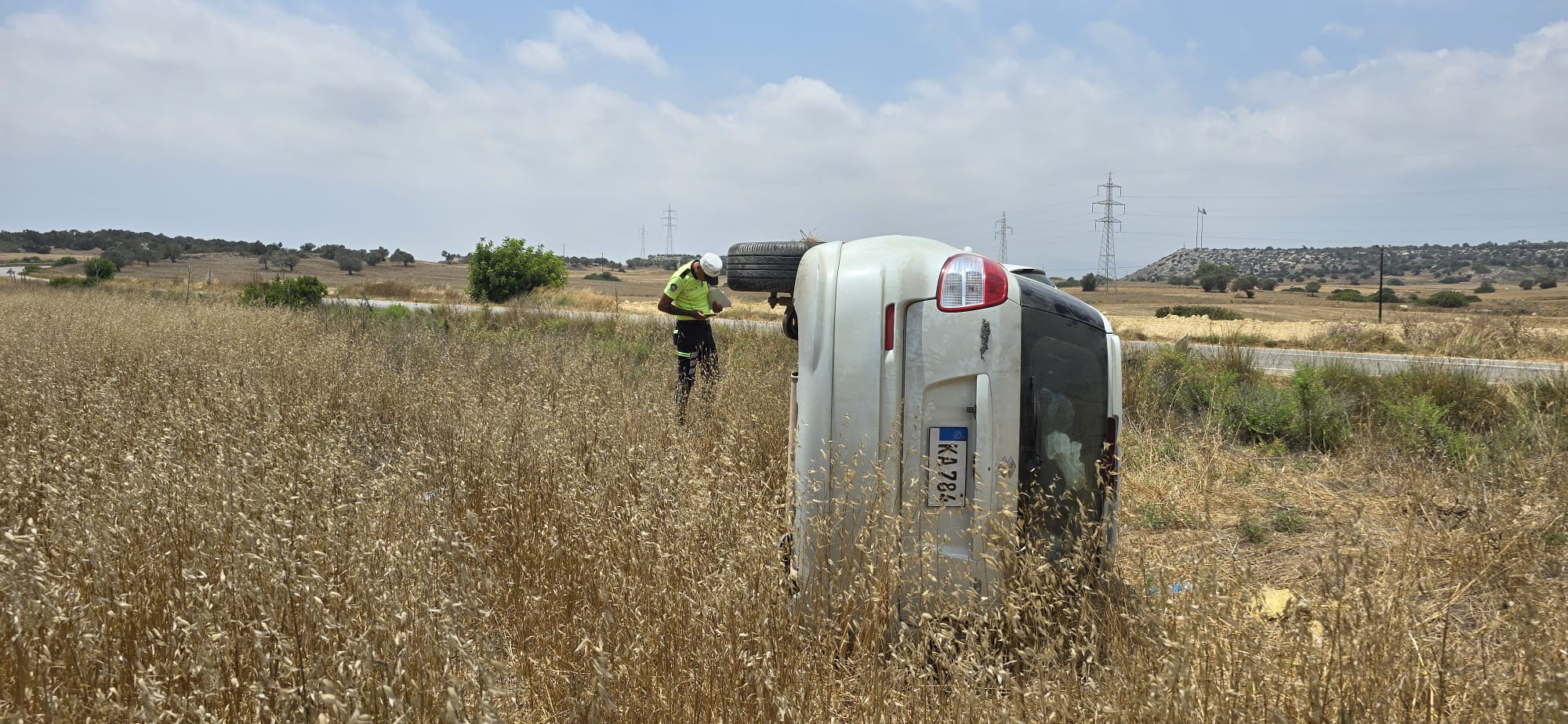 Pamuklu-Gazimağusa yolunda kaza – BRTK