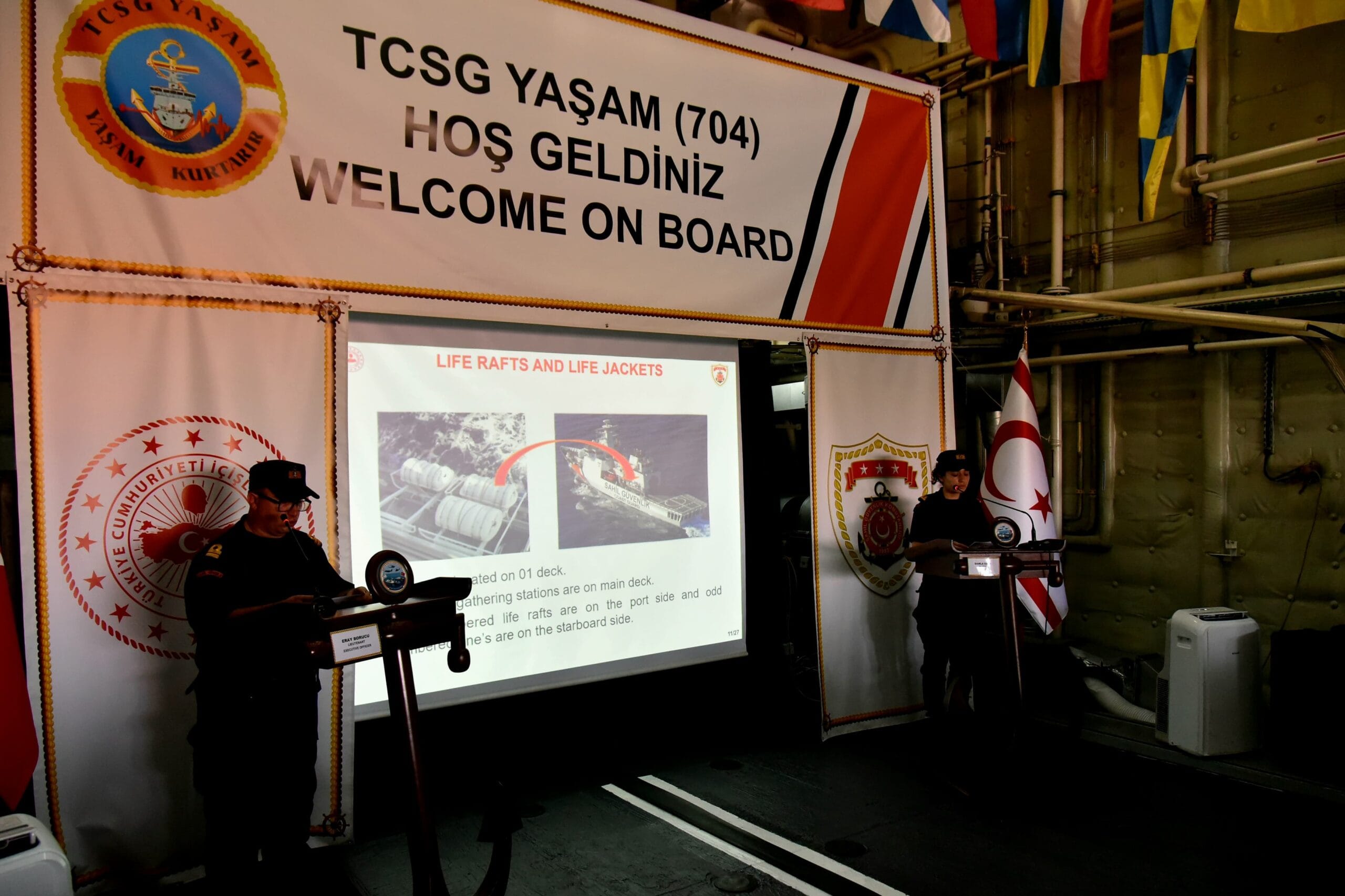 Şehit Teğmen Caner Gönyeli Arama Kurtarma Davet Tatbikatı’nın deniz safhası yapılıyor – BRTK