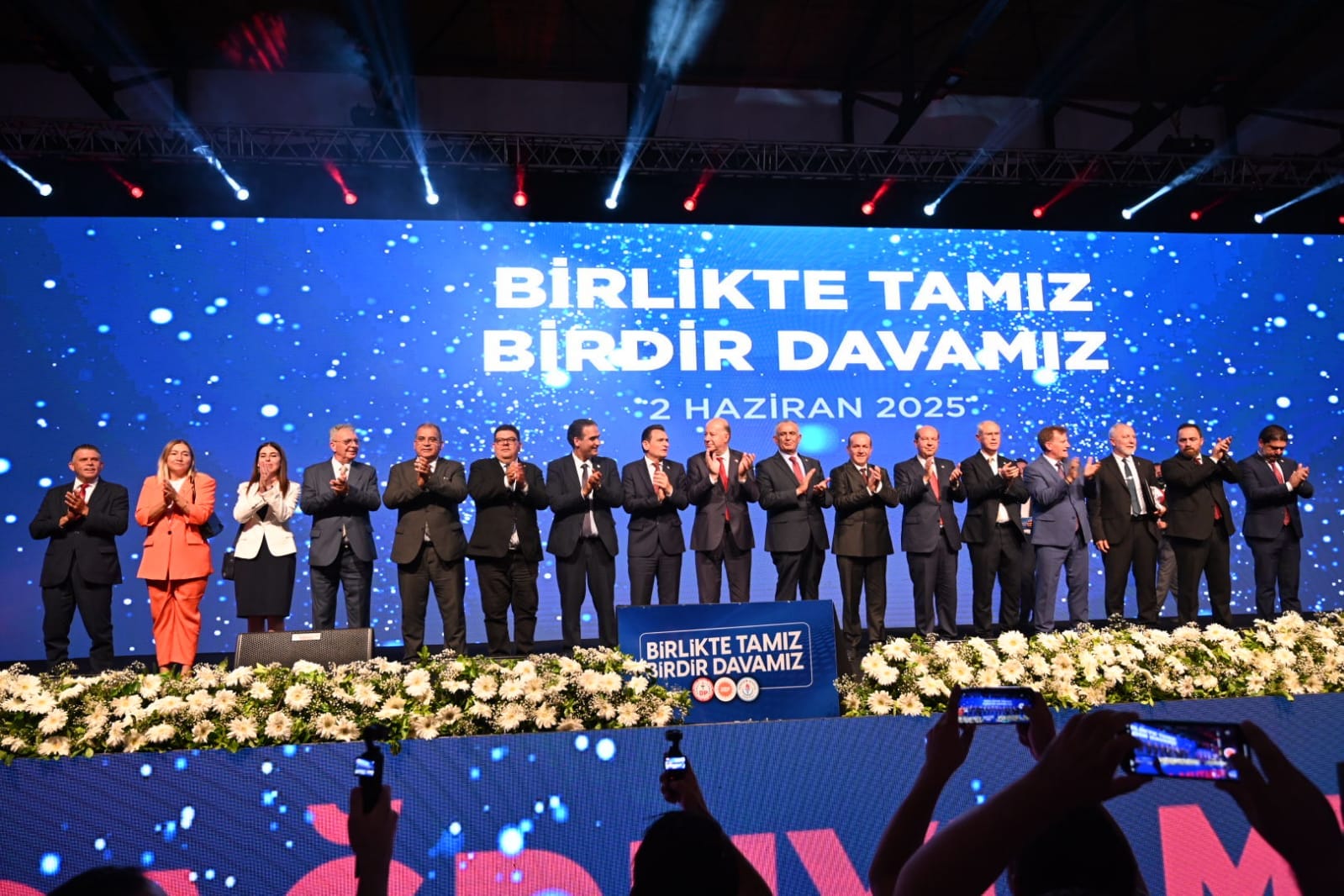 UBP, DP ve YDP, Tatar’a desteklerini düzenlenen törenle açıkladı – BRTK