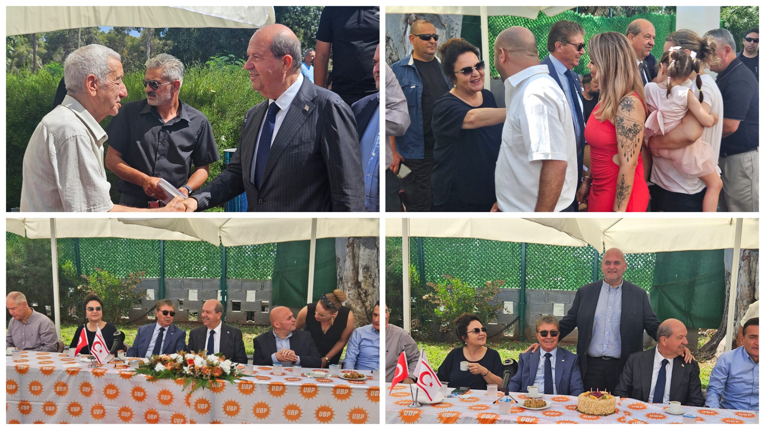 Cumhurbaşkanı Tatar ve Başbakan Üstel Gazimağusa’da partililerle bayramlaştı – BRTK