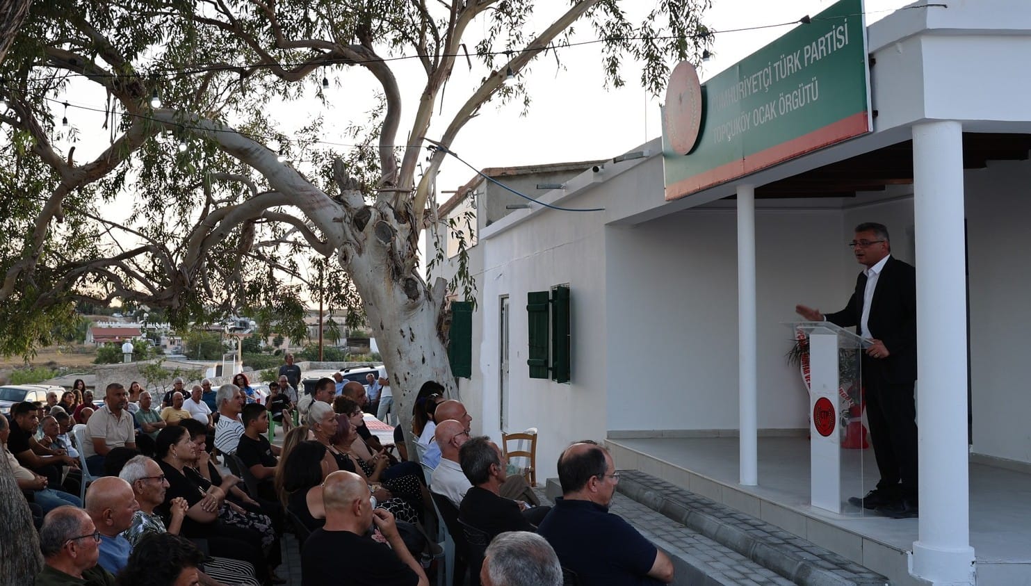 Erhürman, CTP İskele İlçesi Topçuköy Örgüt Binası’ının açılışında konuştu – BRTK