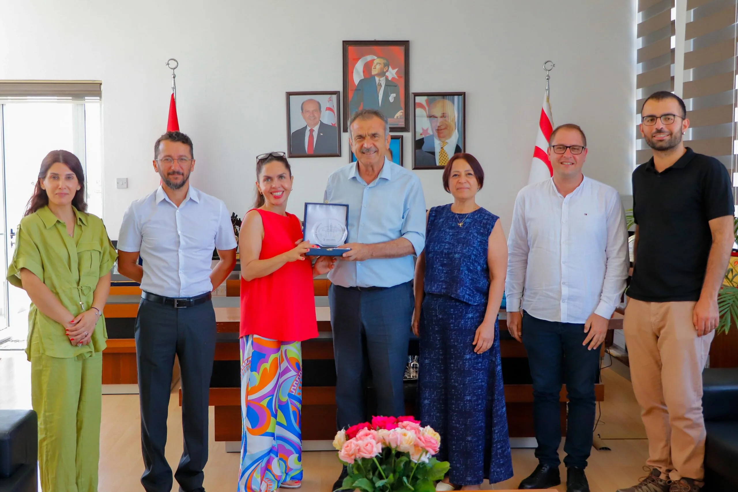 Muratpaşa Belediyesi heyeti Gazimağusa Belediye Başkanı Uluçay’ı ziyaret etti – BRTK