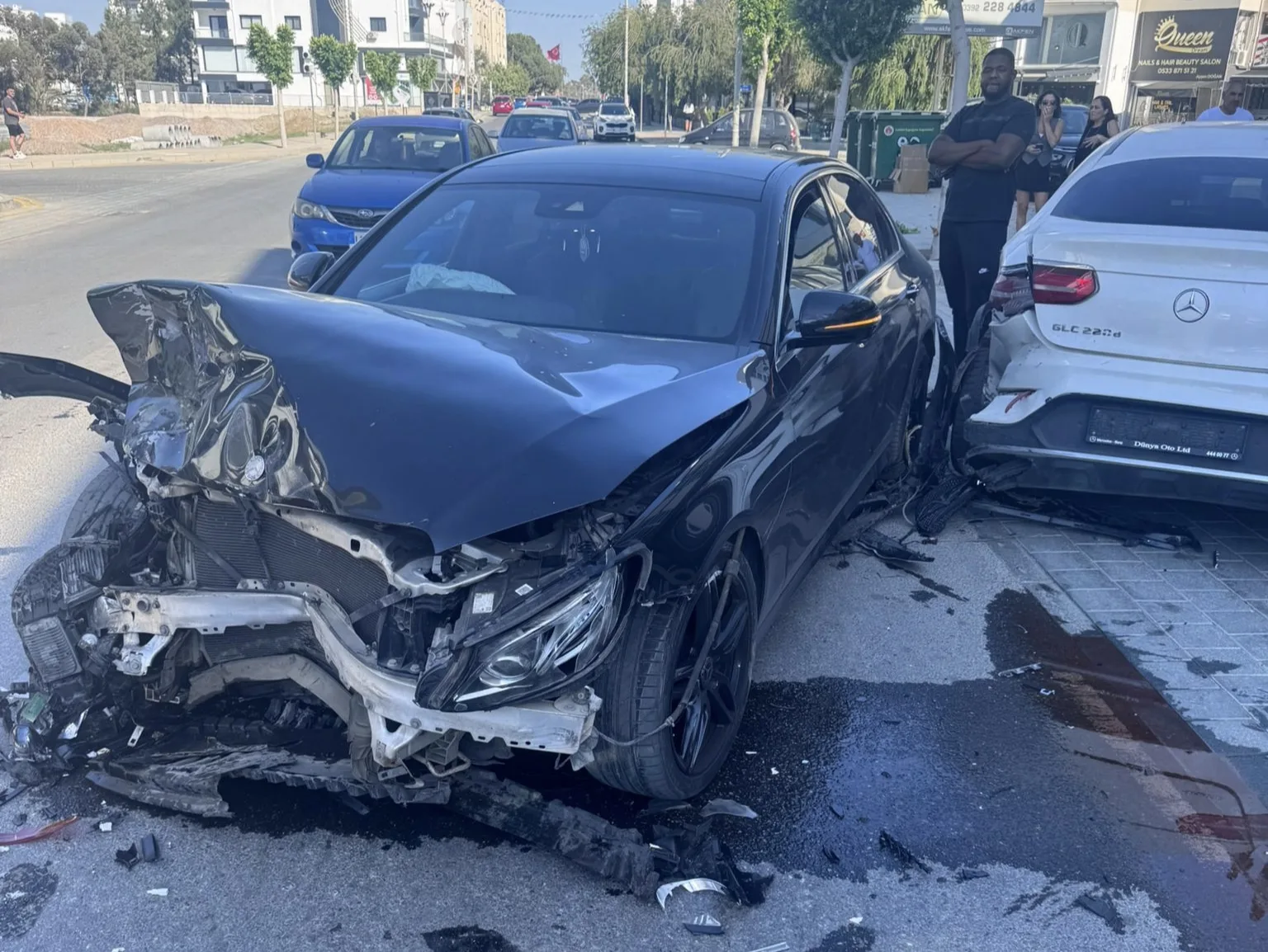 Gönyeli’de zincirleme trafik kazası – BRTK