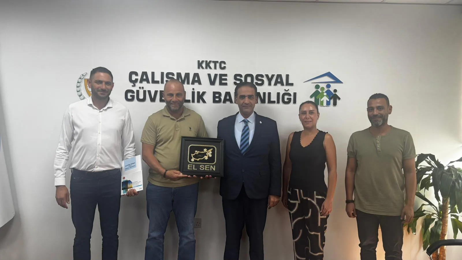 EL-SEN, Çalışma Bakanı Gardiyanoğlu’nu ziyaret etti – BRTK