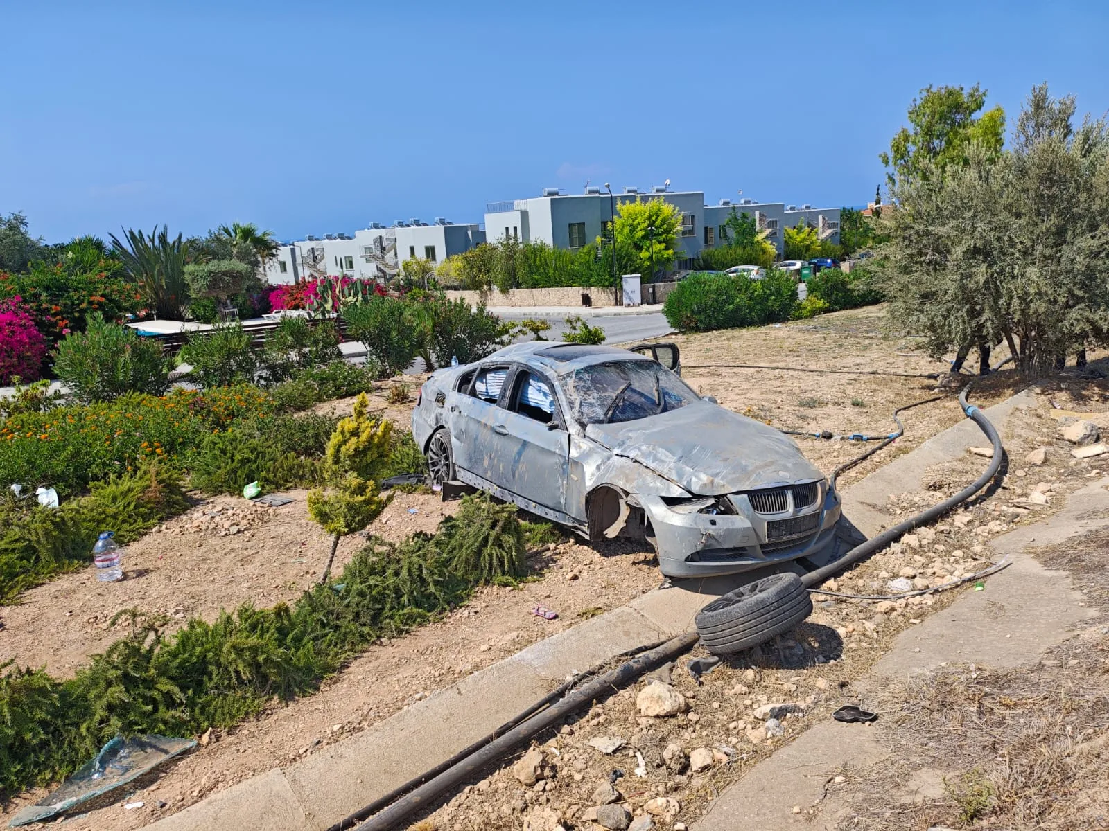 Girne-Tatlısu anayolunda trafik kazası.. 4 yaralı – BRTK