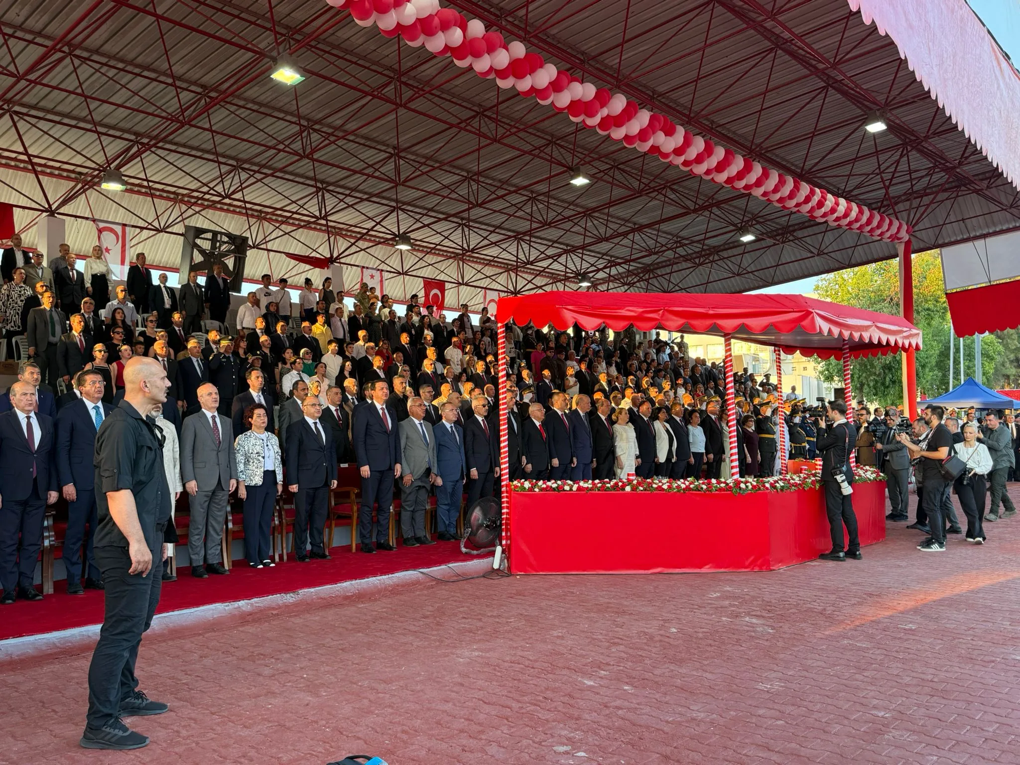 Lefkoşa Dr. Fazıl Küçük Bulvarı’nda tören – BRTK