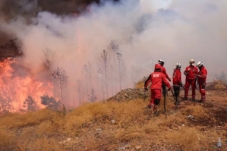 Bursa’nın Orhaneli-Harmancık hattındaki orman yangını beşinci gününde – BRTK