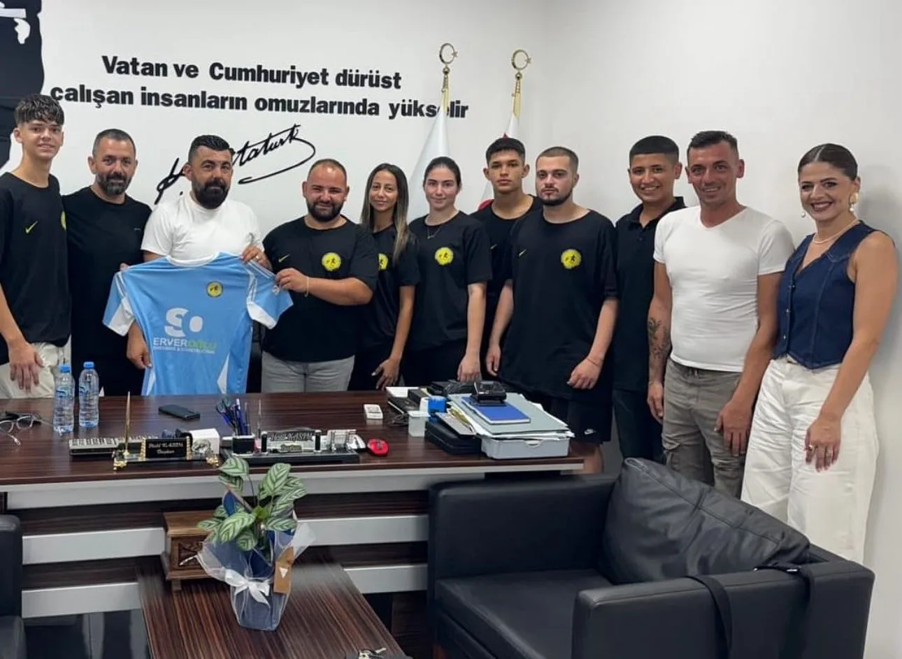 Geçitkale-Serdarlı Belediye Başkanı Kasım, Serveroğlu Geçitkale GSK’yi kabul etti – BRTK