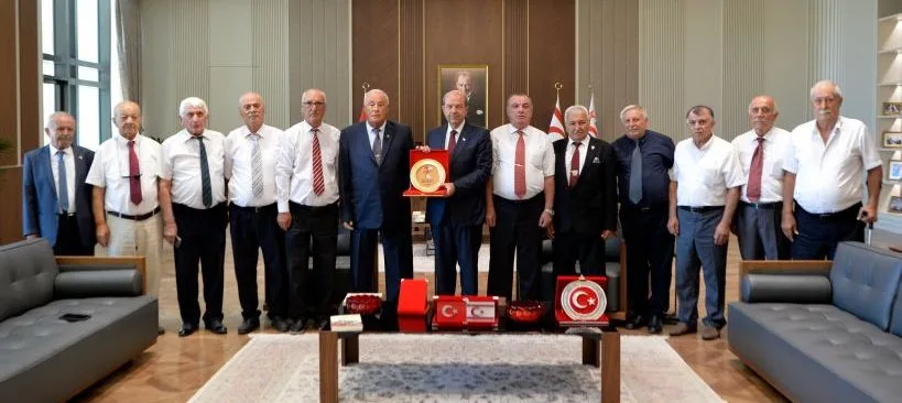 Cumhurbaşkanı Tatar, Türk Barış Kuvvetleri Gaziler Derneği heyetini kabul etti – BRTK