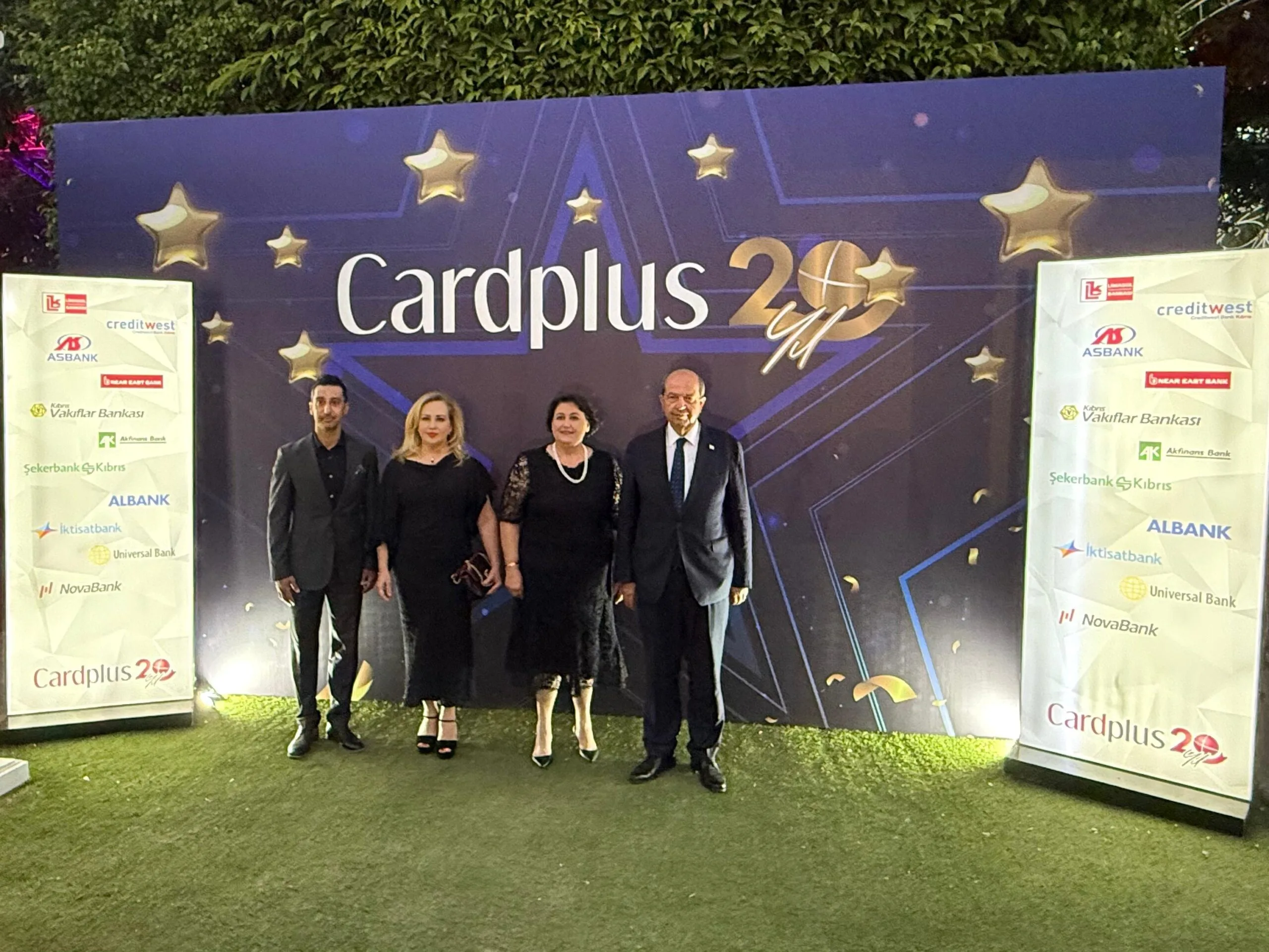 Cumhurbaşkanı Ersin Tatar ve eşi Sibel Tatar, Card Plus’ın 20. kuruluş yıldönümü etkinliğine katıldı – BRTK