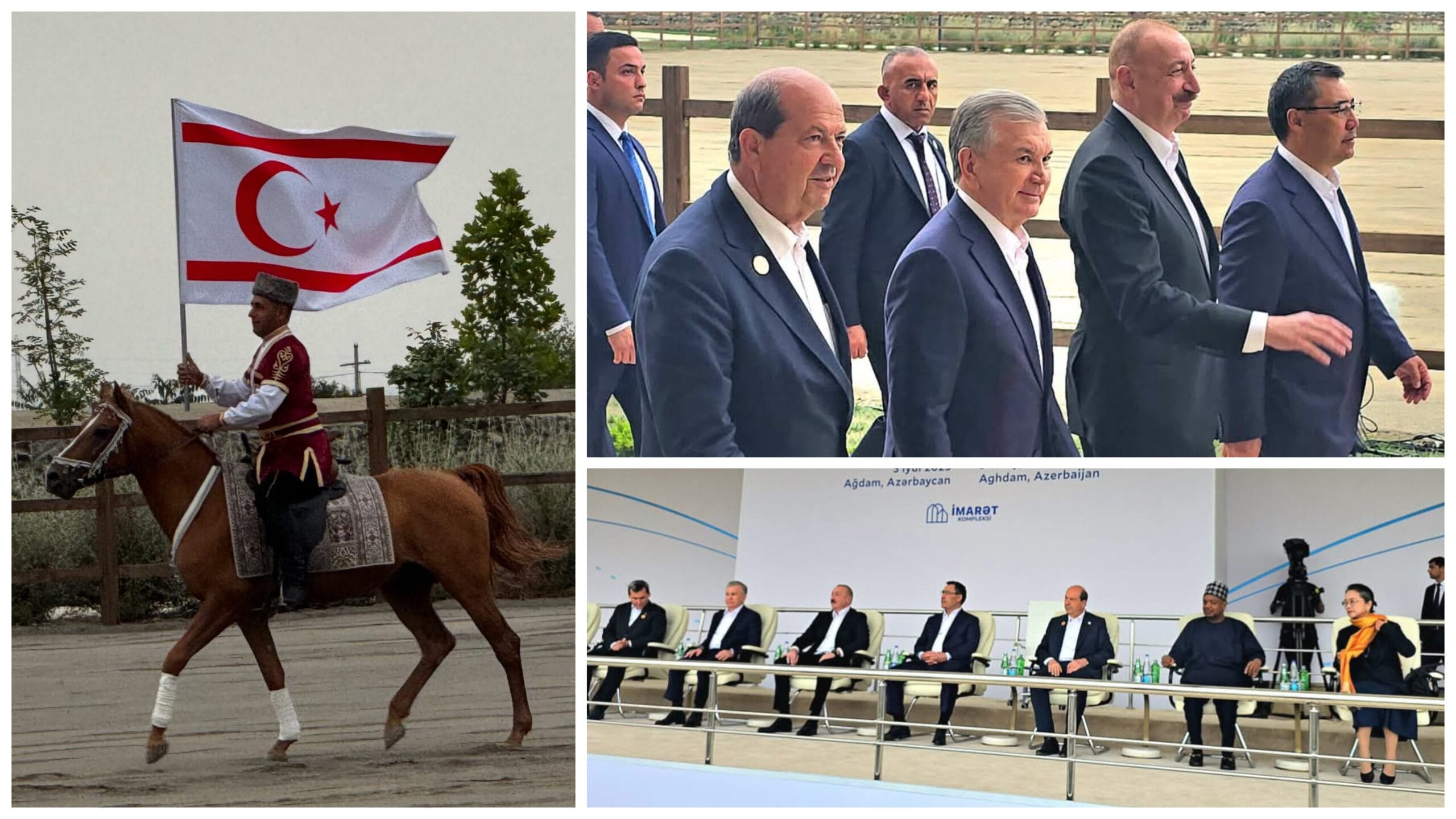 Cumhurbaşkanı Tatar, Azerbaycan Cumhurbaşkanı Aliyev’in özel konuğu olarak Atların Zafer Gösterisini izledi – BRTK