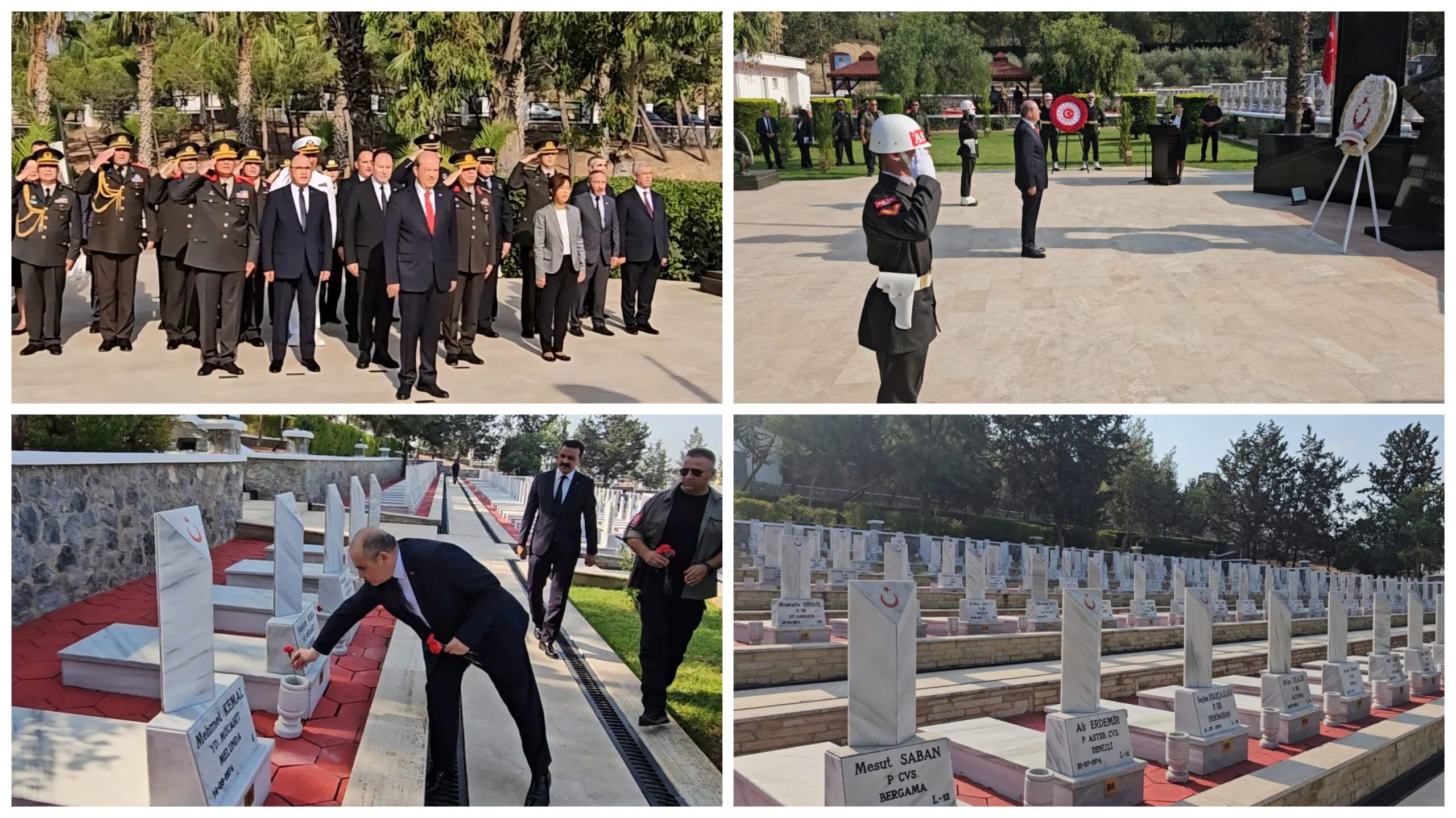 “15 Temmuz Demokrasi ve Milli Birlik Günü” anma etkinlikleri kapsamında Boğaz Şehitliği’nde tören düzenlendi – BRTK