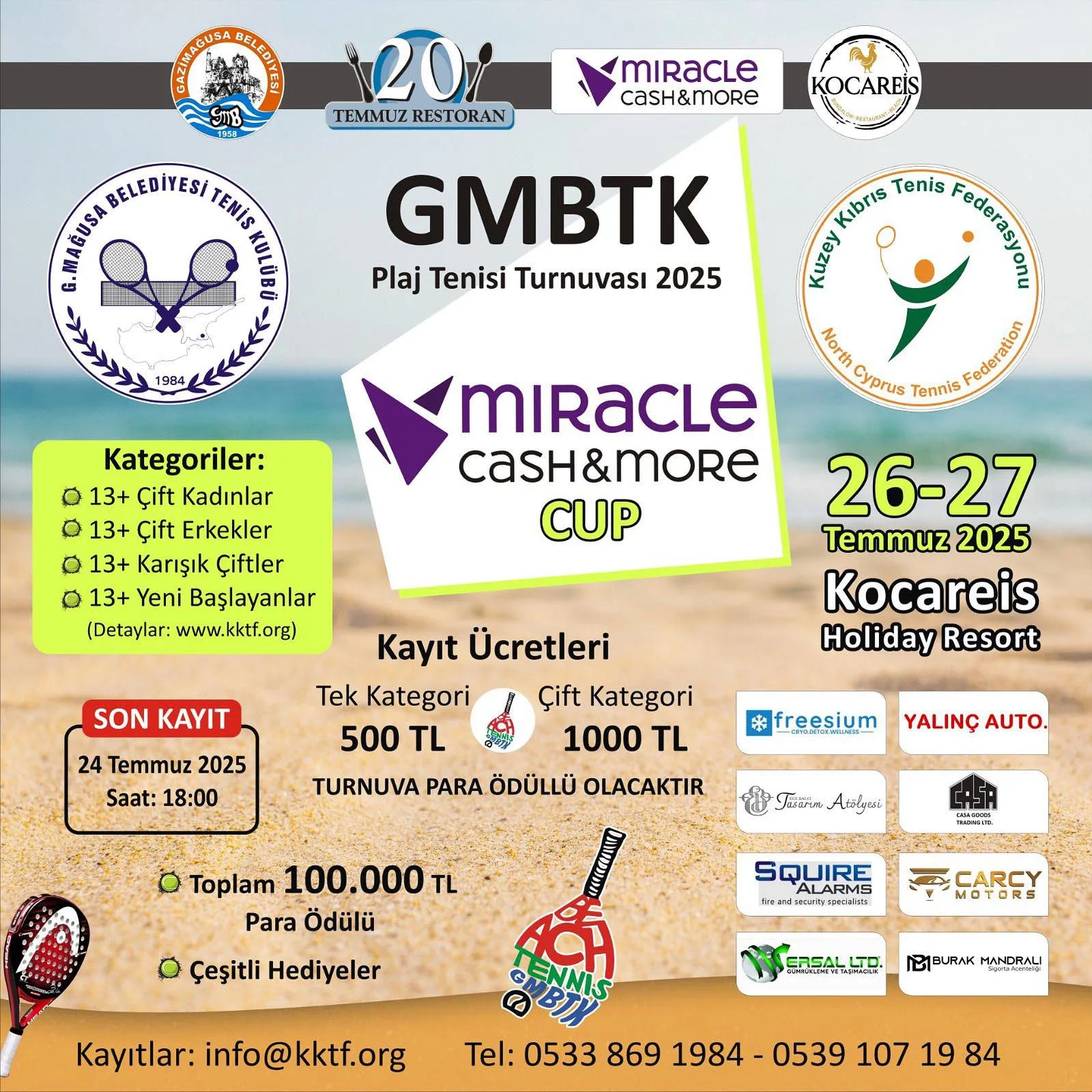 Plaj Tenis Turnuvası – BRTK