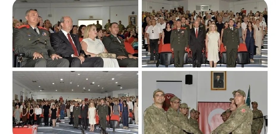 Cumhurbaşkanı Ersin Tatar ve eşi Sibel Tatar, 68’inci Dönem Bedelli Askerlik Ant İçme Töreni’ne katıldı – BRTK