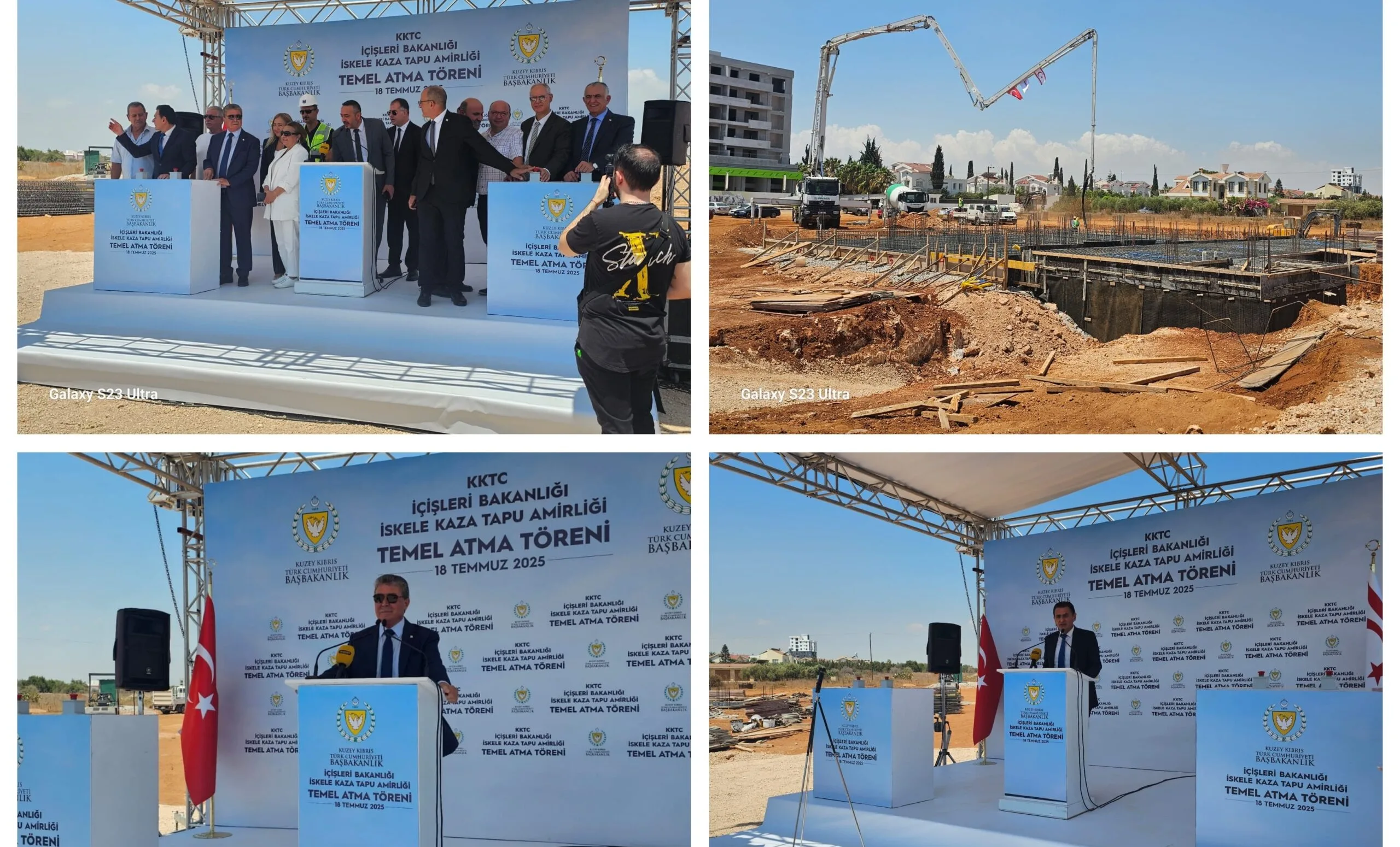 İskele Kaza Tapu Amirliği Yeni Hizmet Binası’nın Temel Atma Töreni gerçekleştirildi