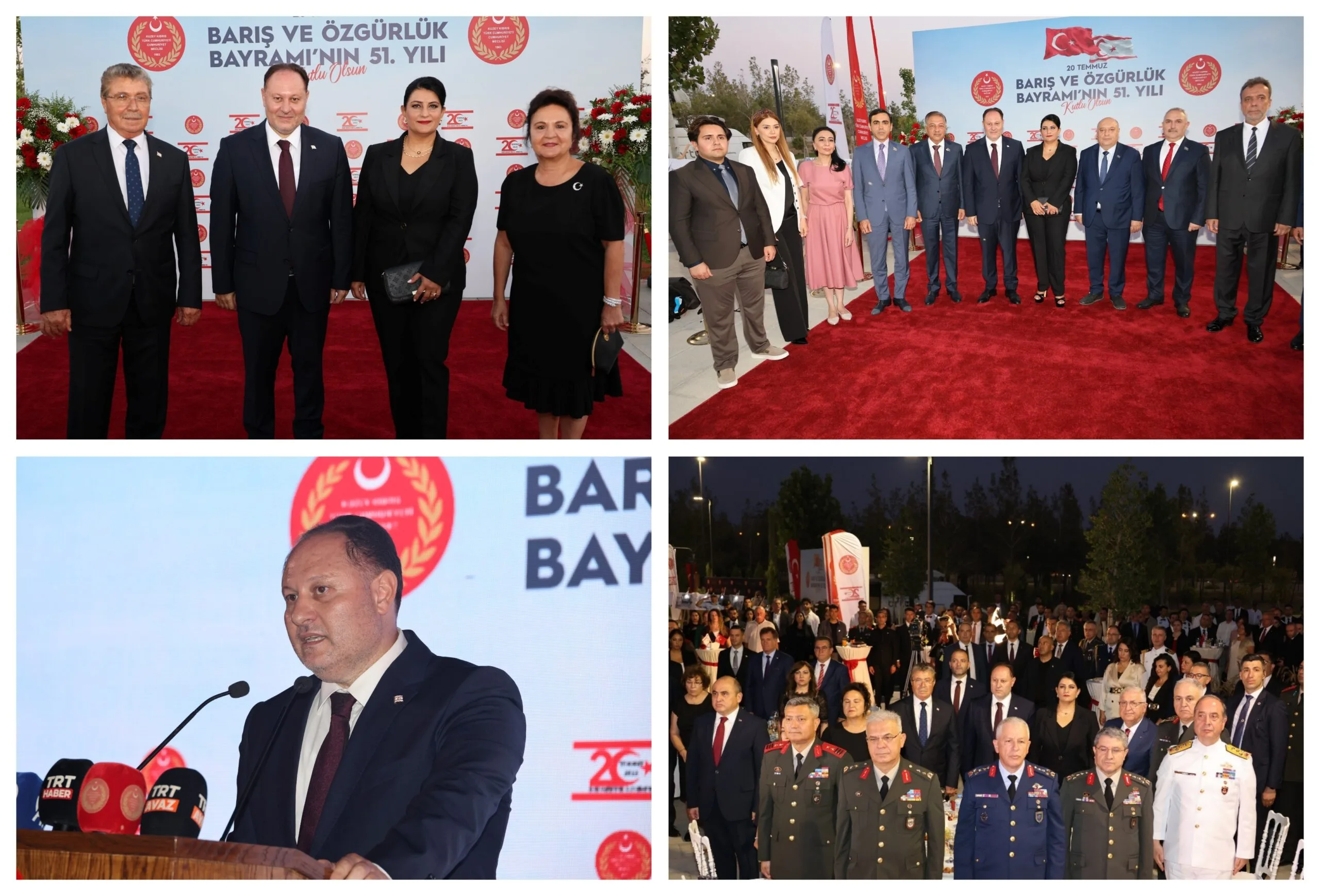 Meclis Başkanı Öztürkler, Barış Harekatı’nın 51. yıl dönümü nedeniyle resepsiyon düzenledi:’Kıbrıs Türkü bu adada ev sahibidir ve olmaya devam edecektir’ – BRTK