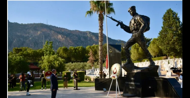 Boğaz Şehitliği’nde tören düzenlendi….Tatar:Emanetiniz asla çiğnenmeyecek, sonsuza dek yaşatılacaktır – BRTK