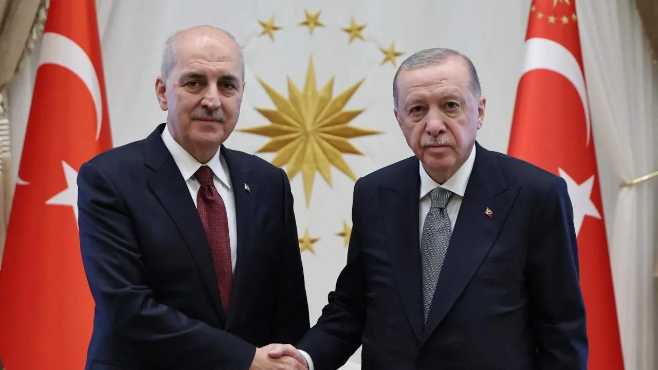 Cumhurbaşkanı Erdoğan, TBMM Başkanı Kurtulmuş’u kabul etti