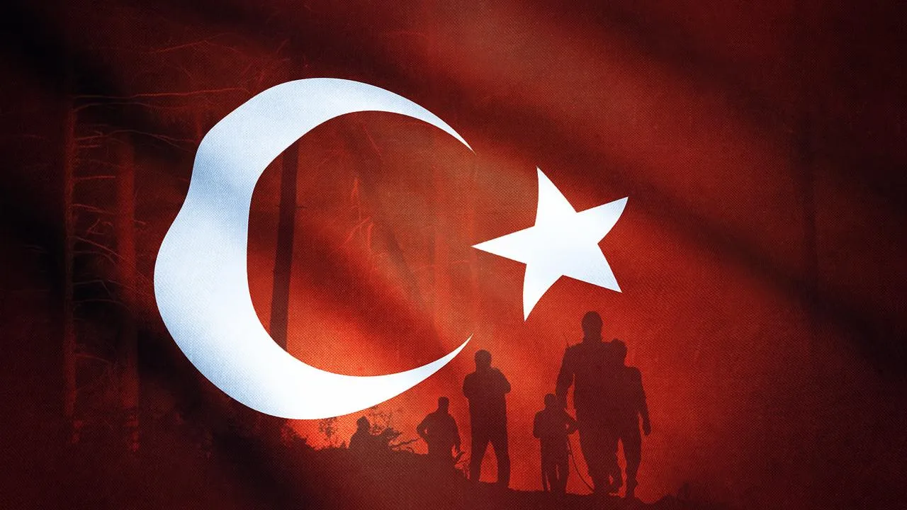 Yeşil vatanı korumak isteyen kahraman şehitlere veda