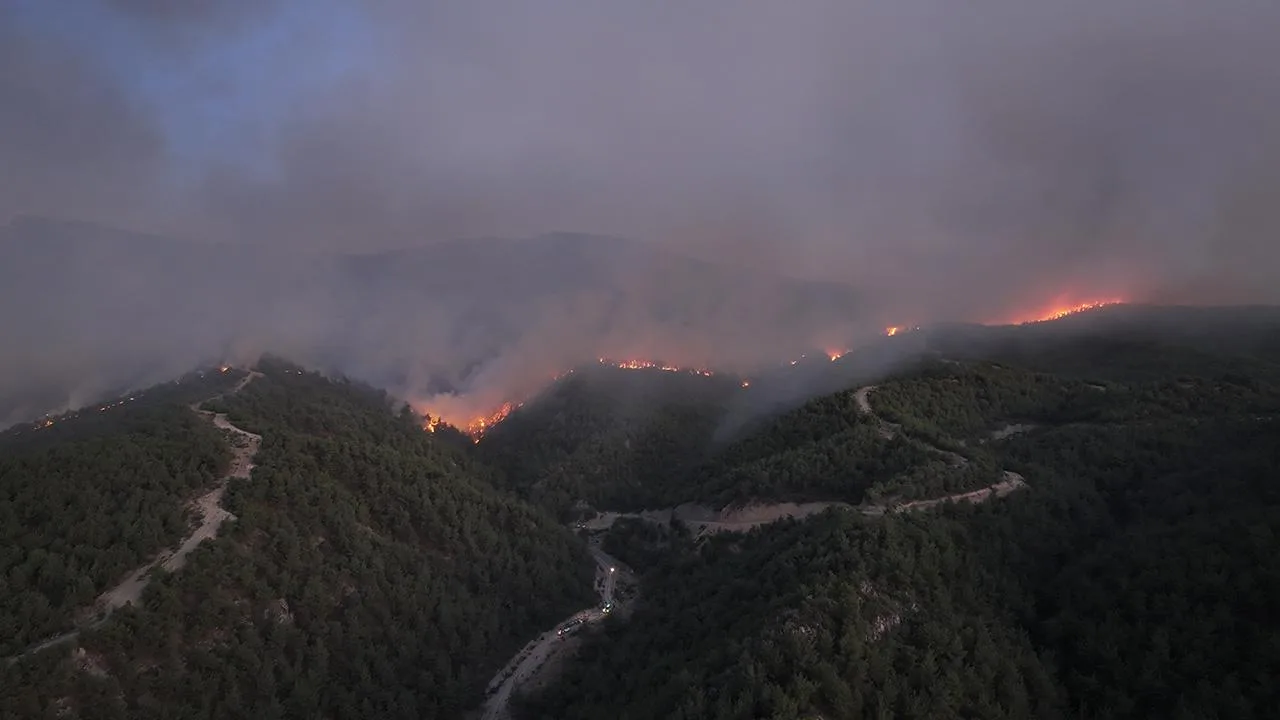 Sakarya’da başlayıp Bilecik’e sıçrayan yangın devam ediyor