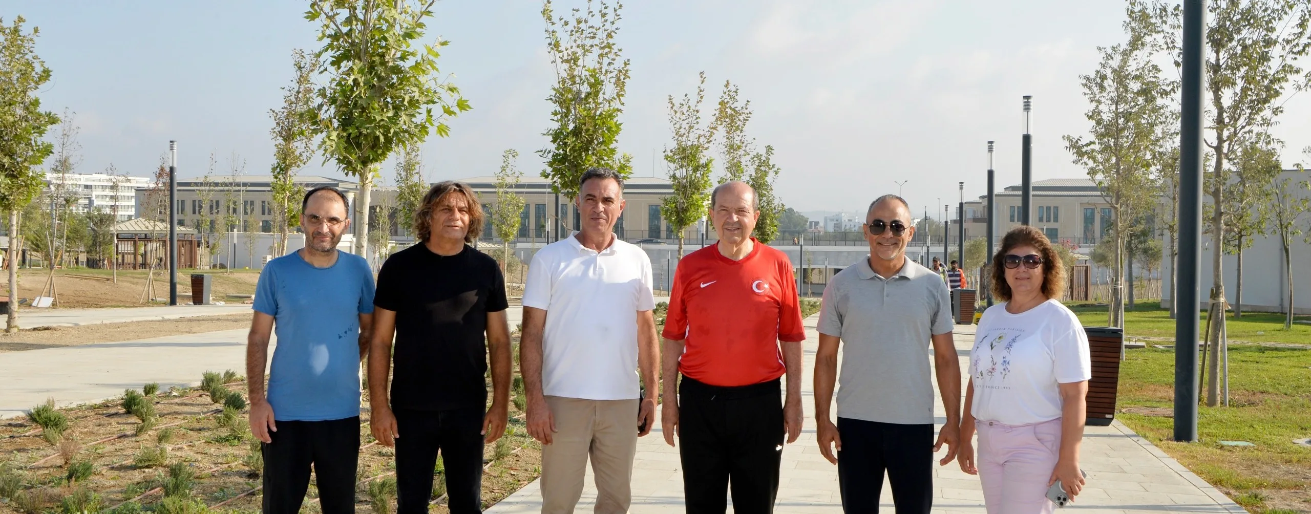 Cumhurbaşkanı Tatar , yapımı devam eden Cumhuriyet Parkı’nı ziyaret etti – BRTK