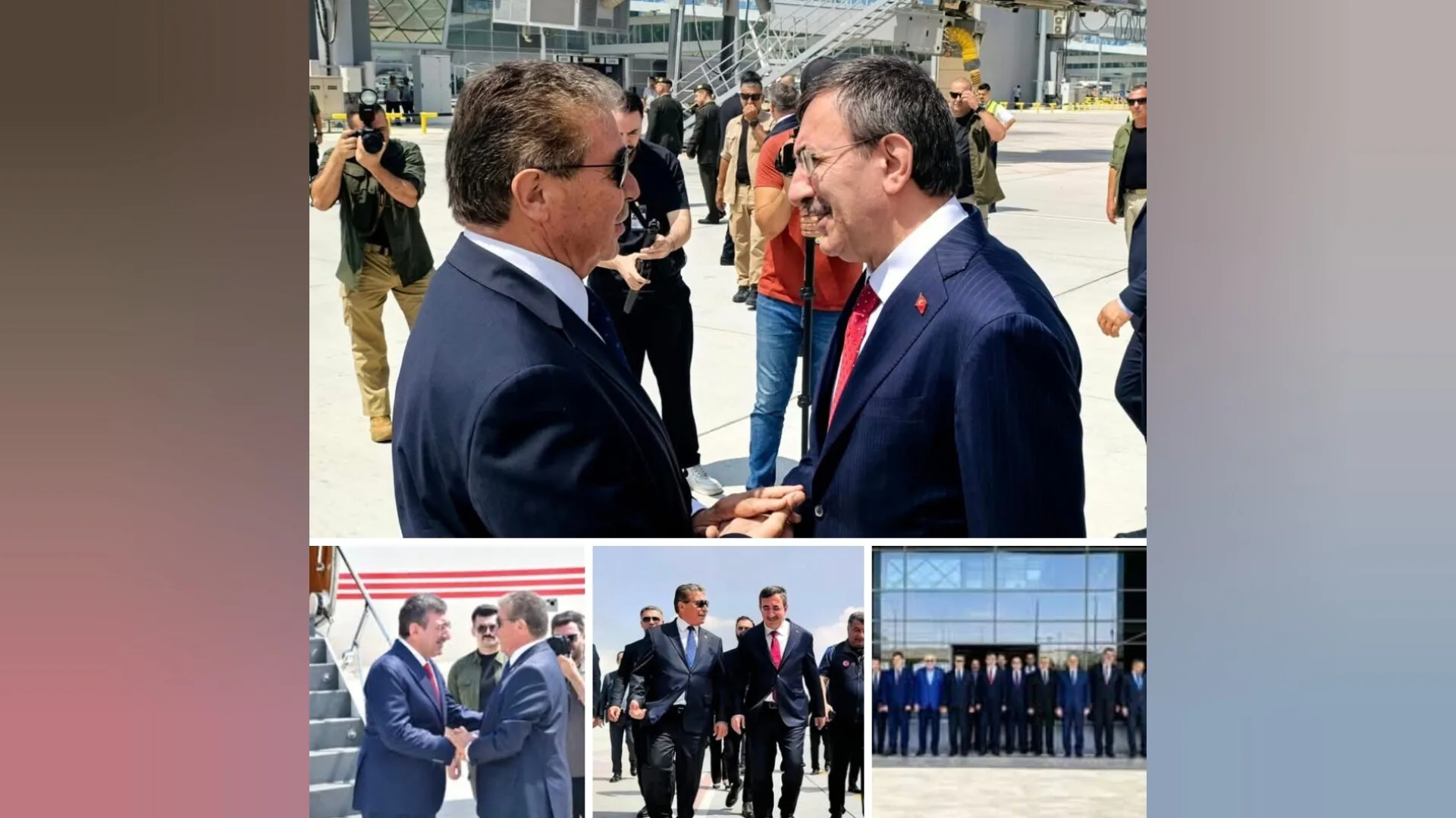 TC Cumhurbaşkanı Yardımcısı Cevdet Yılmaz, temaslarda bulunmak üzere KKTC’ye geldi – BRTK