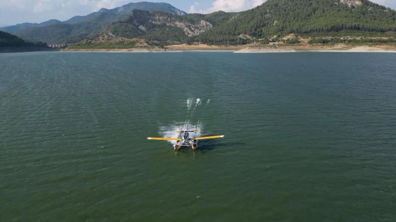 Burdur’da eğitim uçağı kırıma uğradı