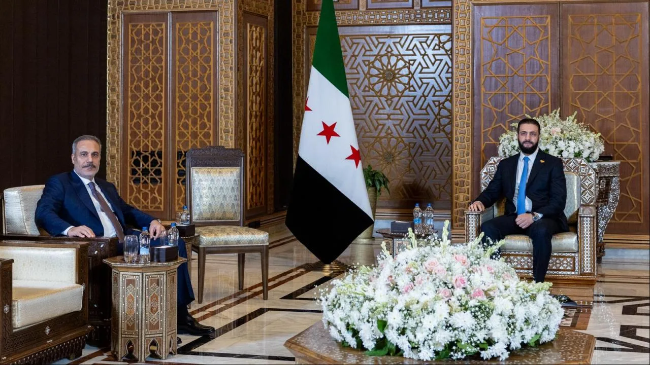 Bakan Fidan Şam’da Suriye Cumhurbaşkanı Şara ile görüştü