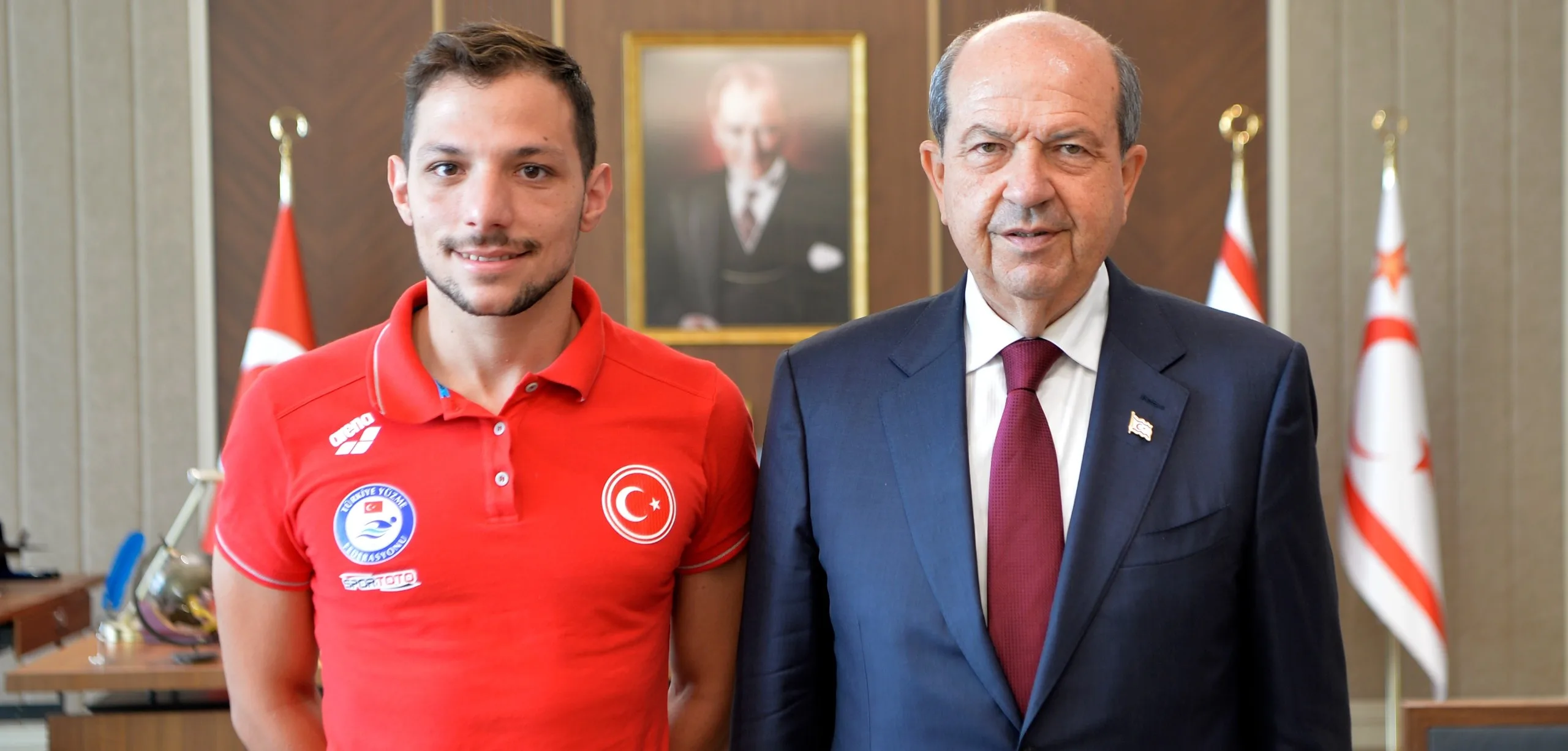 Cumhurbaşkanı Tatar, milli yüzücü Doğukan Ulaç’a başarılar diledi – BRTK