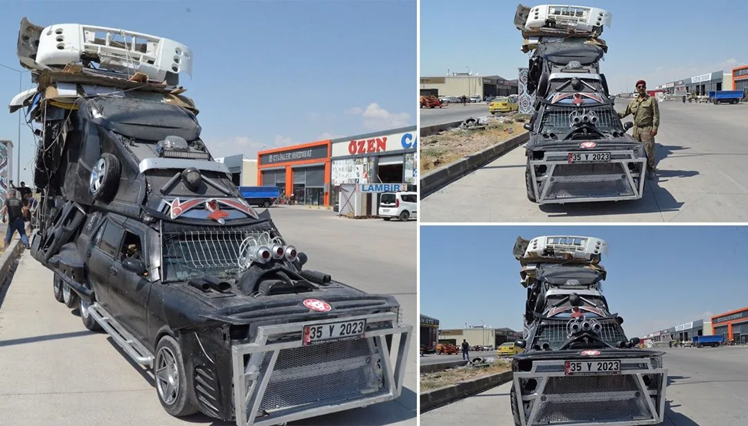 Sosyal medyanın dilindeki araba! Aksaraylı Mad Max’e kötü haber