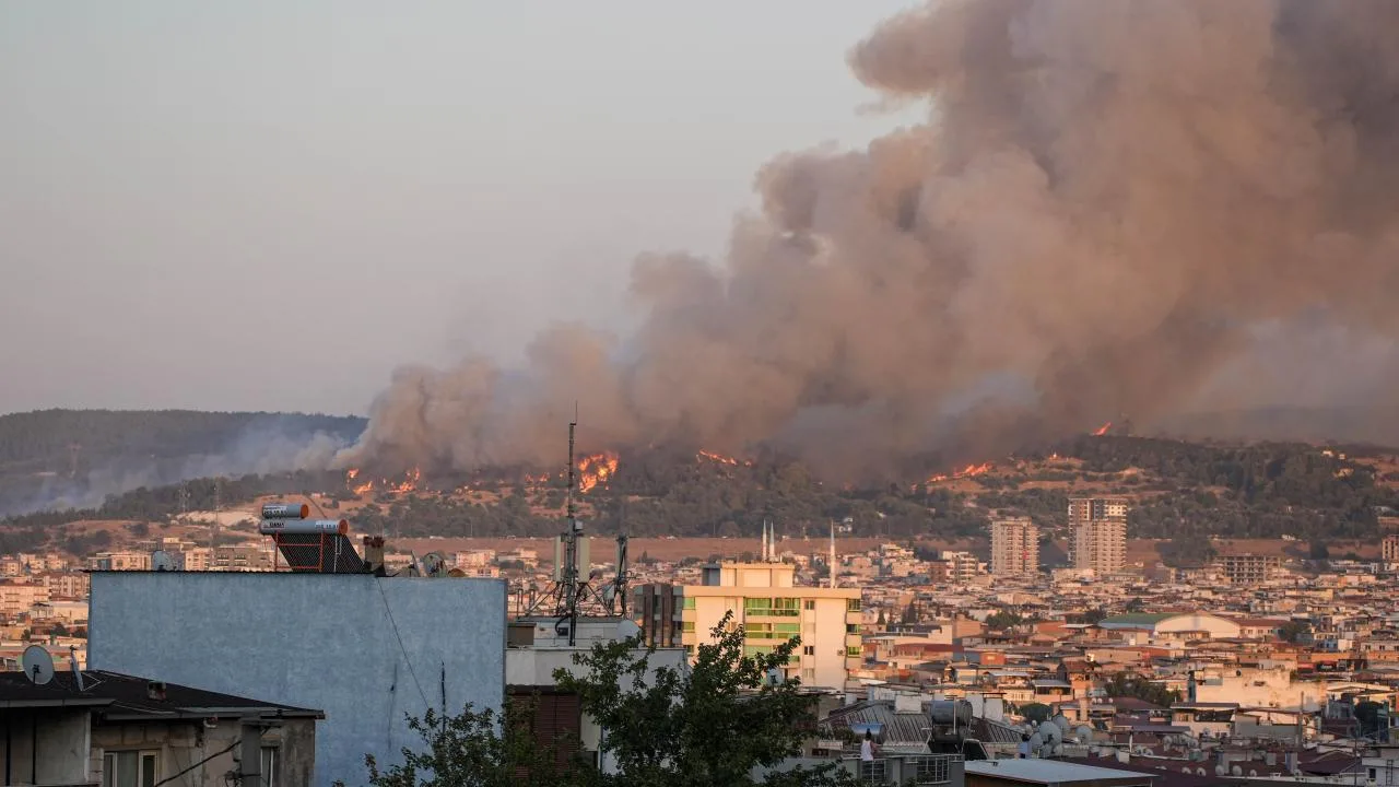 İzmir Buca’da orman yangını – Son Dakika Haberleri