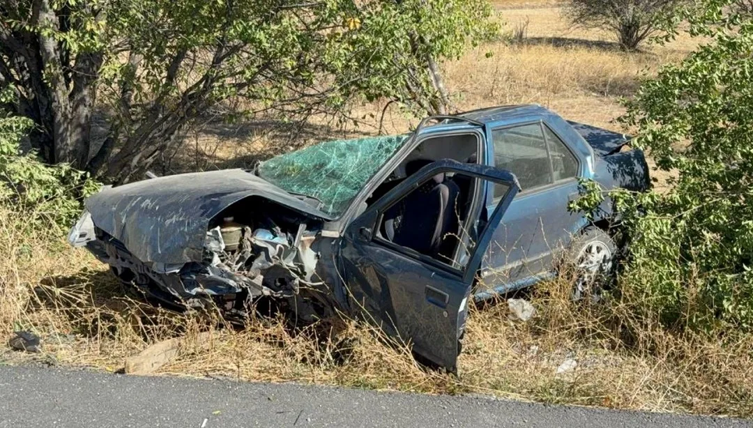 Direksiyon hakimiyetini kaybeden sürücü ağaca çarparak takla attı – Son Dakika Türkiye Haberleri