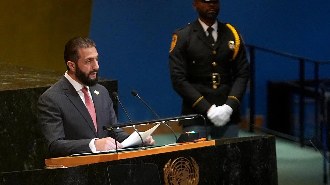 Şara, Suriyelilere destek veren Türkiye ile diğer ülkelere BM kürsüsünden teşekkür etti