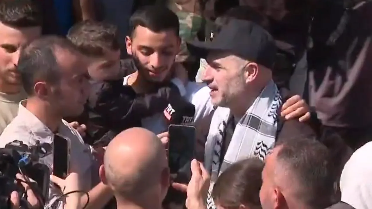 Filistinli esirler Türk televizyonlarında ilk kez TRT Haber’e konuştu